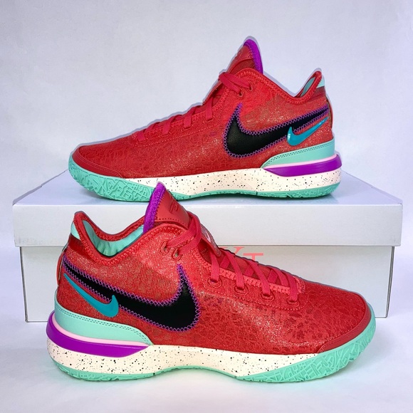 Nike Zoom LeBron NXXT Gen 'Track Red' Men's Basketball Sneakers DR8784-600 NEW - Picture 1 of 8